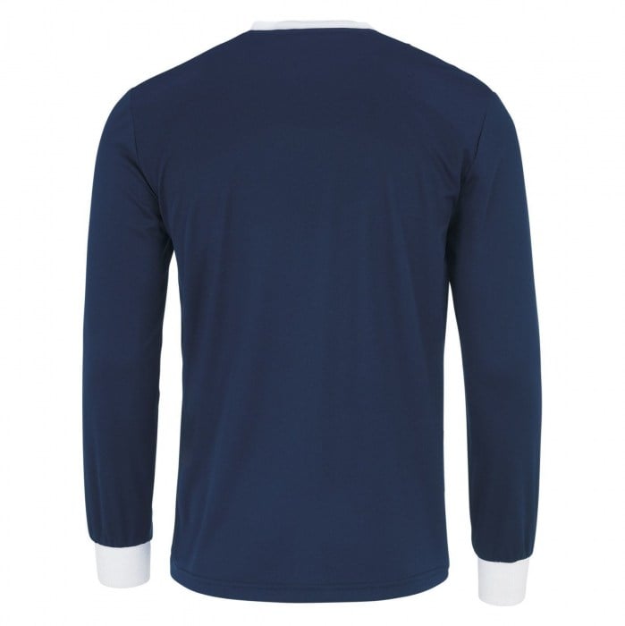 Errea Jaro Long Sleeve Football Shirt Navy White