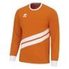 Errea Jaro Long Sleeve Football Shirt Orange White