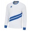 Errea Jaro Long Sleeve Football Shirt White Blue