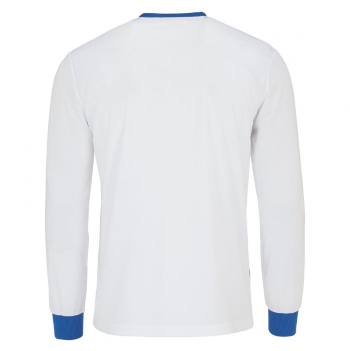 Errea Jaro Long Sleeve Football Shirt White Blue