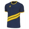Errea Jaro Short Sleeve Shirt Navy Yellow