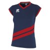Errea Jens Short Sleeve Shirt (f) Navy Red