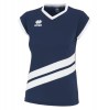 Errea Jens Short Sleeve Shirt (f) Navy White
