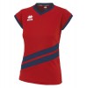 Errea Jens Short Sleeve Shirt (f) Red Navy