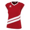 Errea Jens Short Sleeve Shirt (f) Red White