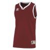 Errea California Basketball Singlet Maroon White