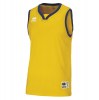 Errea California Basketball Singlet Yellow Navy