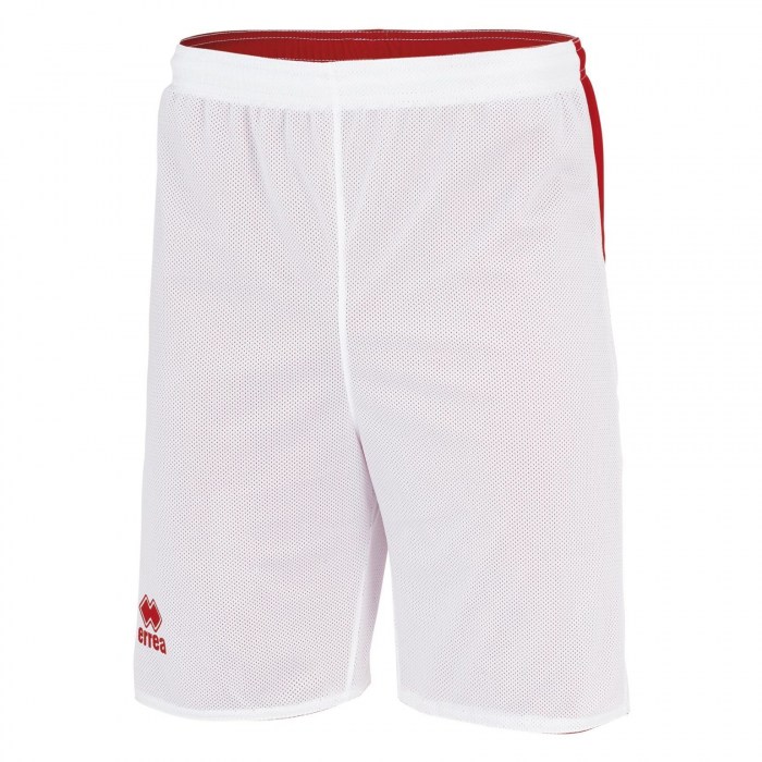 Errea Portland Reversible Basketball Shorts White Red