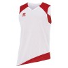 Errea Portland Reversible Basketball Vest White Red