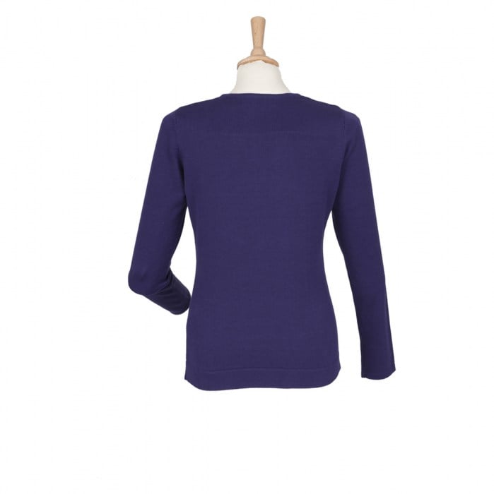 Womens Lightweight V Neck Jumper