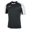 Joma Essential Short Sleeve Shirt Black-White