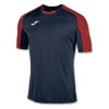 Joma Essential Short Sleeve Shirt Navy-Red