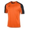 Joma Essential Short Sleeve Shirt Orange-Black