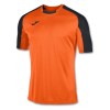 Joma Essential Short Sleeve Shirt Orange-Black