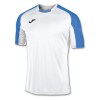 Joma Essential Short Sleeve Shirt White-Royal