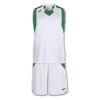 Joma Final Basketball Set (vest/shorts) White-Green