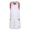 Joma Final Basketball Set (vest/shorts) White-Red