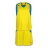 Joma Final Basketball Set (vest/shorts) Yellow-Royal