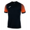 Joma Hispa Short Sleeve Shirt Black-Orange