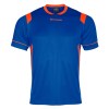 Stanno Womens Arezzo Shirt Short Sleeve Shirt Blue-Shocking Orange