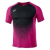 Joma Elite VI Short Sleeve T-shirt Pink-Black