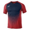 Joma Elite VI Short Sleeve T-shirt Red-Navy