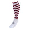 Precision Hooped Pro Socks White-Maroon