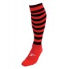 Precision Hooped Pro Socks Red-Black