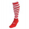 Precision Hooped Pro Socks Red-White
