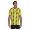 Adidas Striped 19 Short Sleeve Shirt Bright Yellow-Black