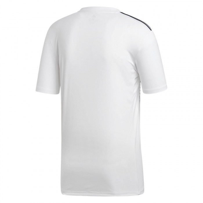 Adidas Striped 19 Short Sleeve Shirt White-Black