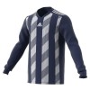 Adidas Striped 19 Long Sleeve Football Shirt Dark Blue-White