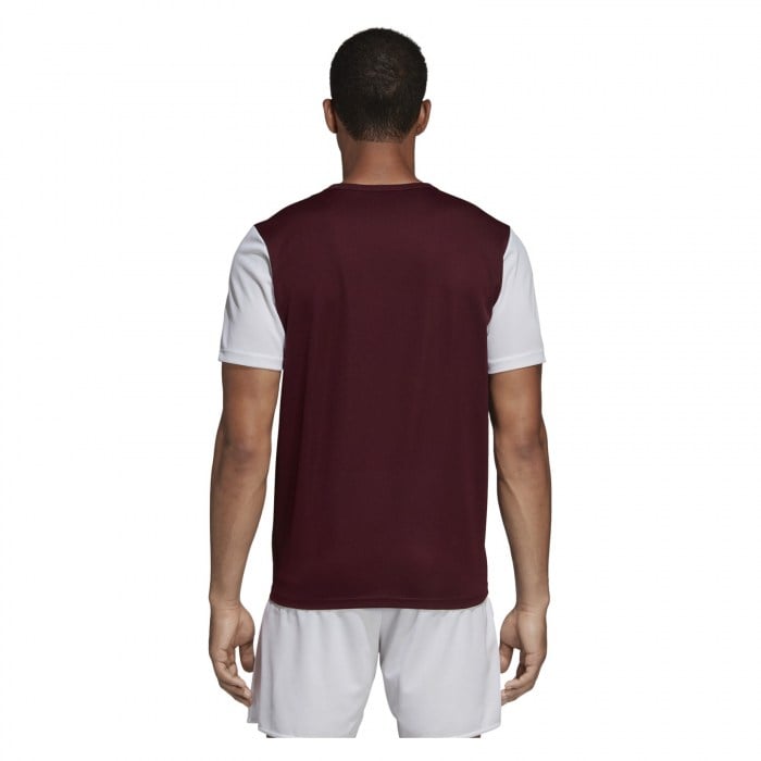 Adidas Estro 19 Short Sleeve Jersey Maroon-White