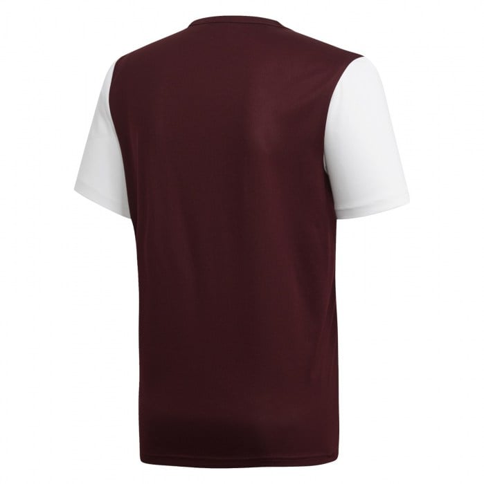 Adidas Estro 19 Short Sleeve Jersey Maroon-White