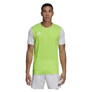 Adidas Estro 19 Short Sleeve Jersey Solar Green-White