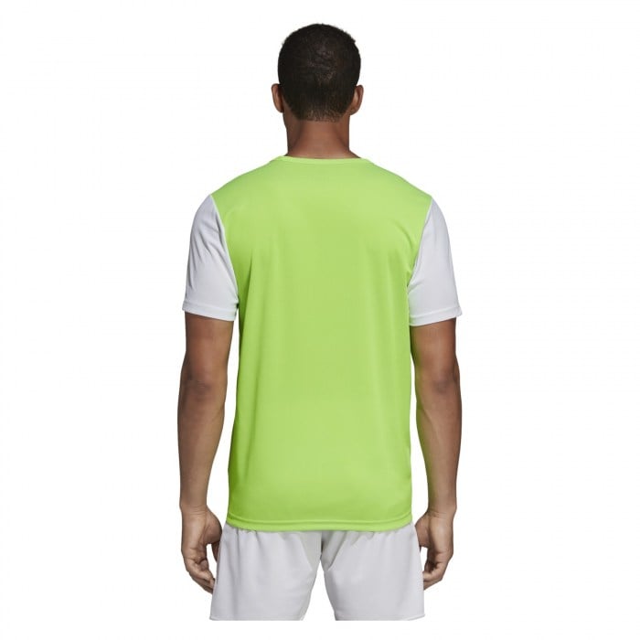 Adidas Estro 19 Short Sleeve Jersey Solar Green-White