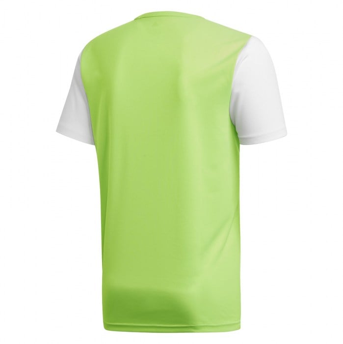 Adidas Estro 19 Short Sleeve Jersey Solar Green-White