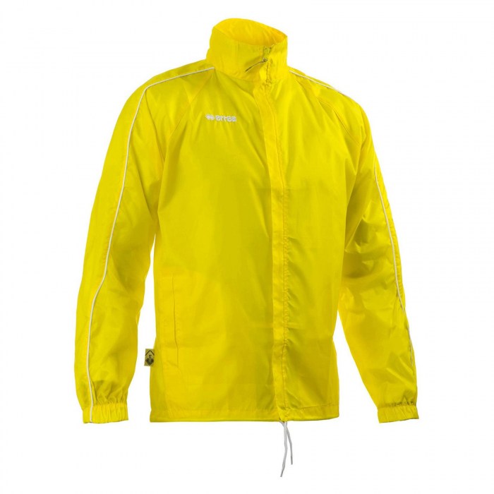 Errea Basic Rain Jacket Yellow Fluo