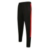 Finden-Hales Knitted Tracksuit Bottoms Black-Red
