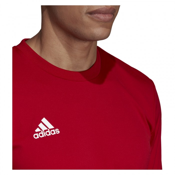 Adidas-LP Team 19 Short Sleeve Jersey (M) Power Red-White