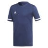 Adidas-LP Team 19 Short Sleeve Jersey (M) Team Navy Blue-White
