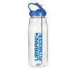Urban-Fitness Hydro Drinks Bottle 700ml Clear-Blue