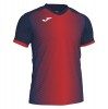 Joma Supernova Short Sleeve Shirt (m) Navy-Red