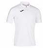 Joma Gold Short Sleeve Shirt White-Gold