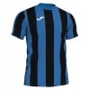 Joma Inter Striped Short Sleeve Shirt Royal-Black
