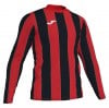 Joma Inter Striped Long Sleeve Shirt Red-Black