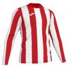 Joma Inter Striped Long Sleeve Shirt Red-White