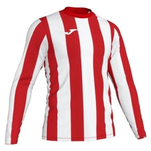 Joma Inter Striped Long Sleeve Shirt Red-White