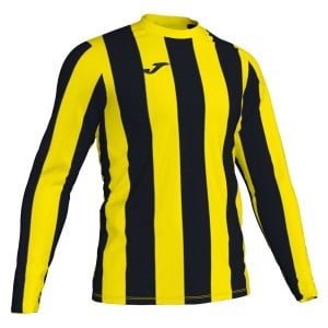 Joma Inter Striped Long Sleeve Shirt Yellow-Black