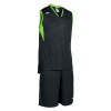 Joma Campus Sleeveless Set Black-Fluo Green